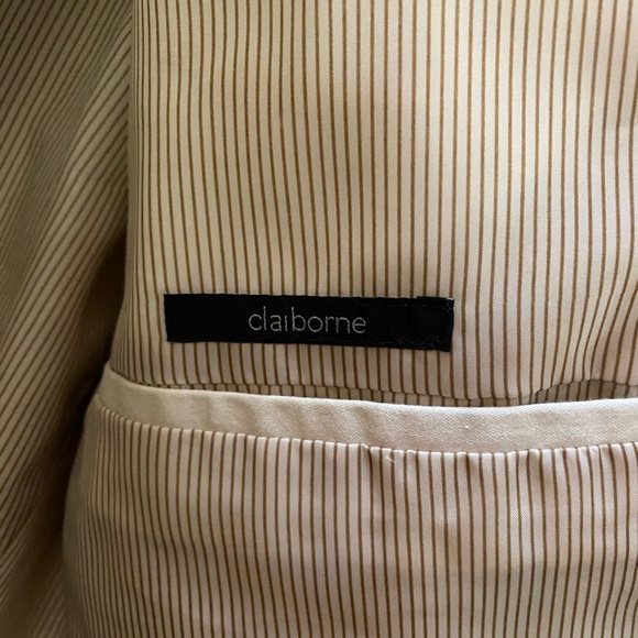 CREAM BLAZER - 44R - CLAIBORNE - Picture 7 of 14